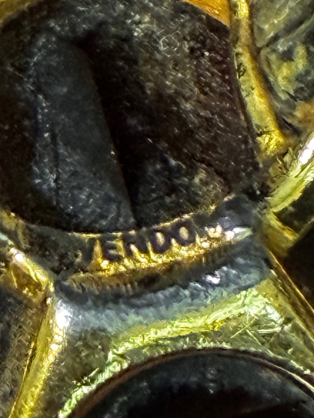 Vintage Vendome Ring in Dark Brown - Picture 2 of 8